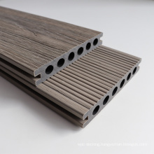 Co-Extrusion Wood Grain Grooves Surface WPC Decking Outdoor Engineered Composite Flooring